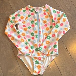 Old Navy Multicolor Floral Kids Rashguard